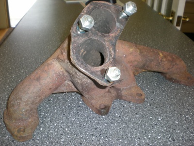 TR7 Exhaust Manifold Early, fitted new studs S/H