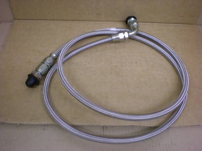 Clutch pipe LHD, stainless steel TR7