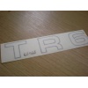 TR6 Rear Wing Decal Black