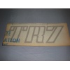 'TR7' bonnet decal (early cars) - black