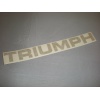 'TRIUMPH' rear transfer silver - left side of boot lid