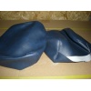 Blue Vinyl Headrest cover - pair