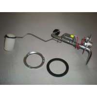 Fuel tank sender unit, with pipe