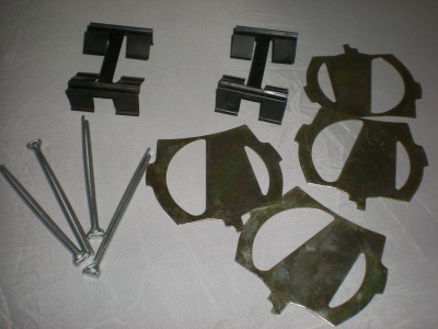 Brake pad fitting kit (shims, pins and pad springs) TR7
