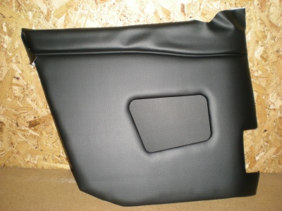 Rear trim panel c/w cubby hole LH Black, Stag