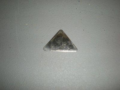 Triangular chrome insert S/H