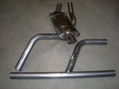 S/S exhaust system Sports TR8(rally type)(1 silencer)