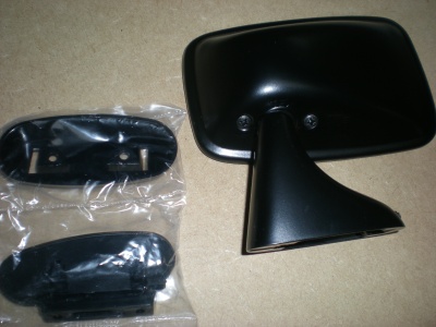 Door mirror, LH, new complete with all fittings TR7,Mini etc.