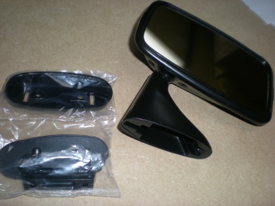 Door mirror, RH, new complete with all fittings TR7