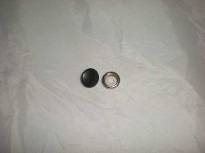 Durable dot for hood (2 piece) black