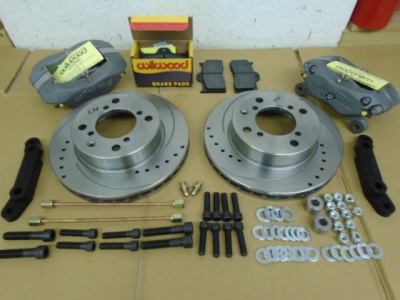 TR7 Uprated Wilwood brake kit - Lightweight alloy 4 pot calipers, vented discs