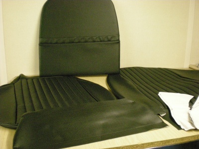 Seat cover set MKII front, LH, Stag