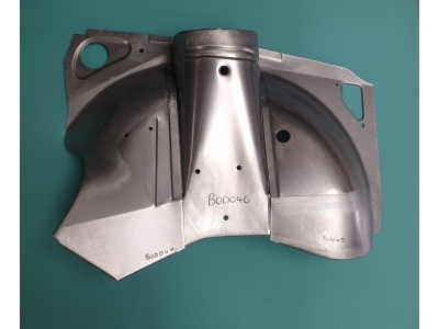 Front inner wing, Flitch/turret assembly, 3 part