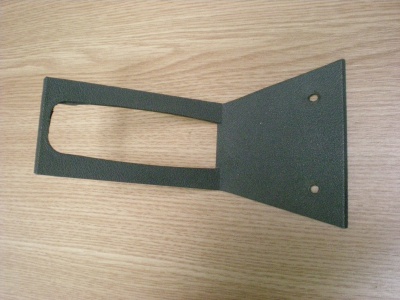 Front piece for box (handbrake passes through), grey S/H
