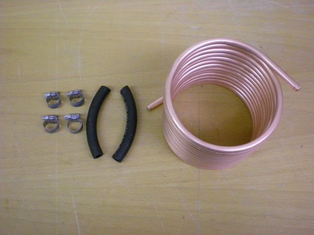 Fuel pipe kit copper