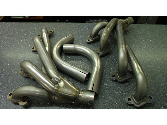 Pair tubular manifolds & link pipes (SDI Engine in a Stag)