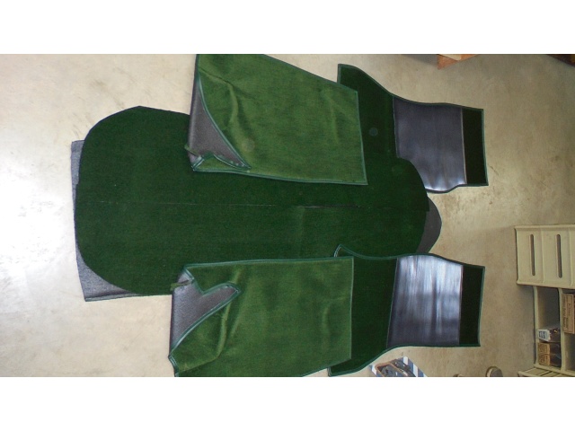 Carpet set, FHC, green TR7/8