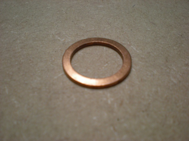 Sump plug O ring - copper